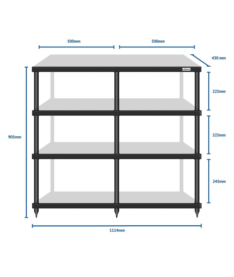 Solidsteel S4-4 Hi-Fi Rack