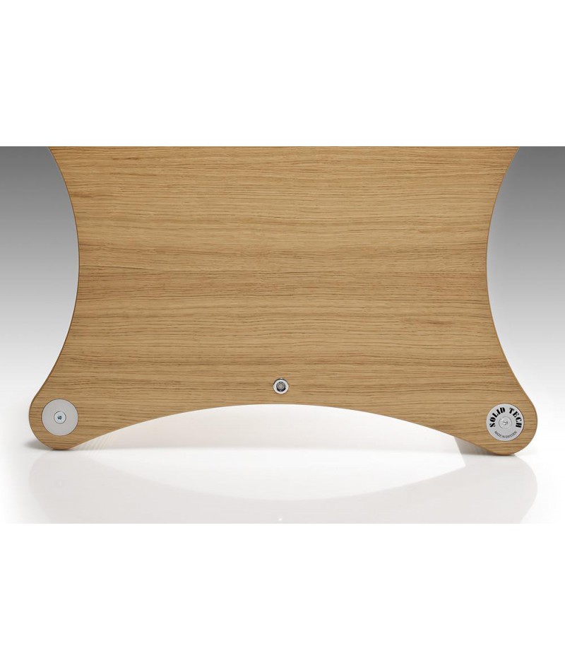 Solid Tech Radius Duo 3 Audio Rack Finish Silver Anodised Colour Oak